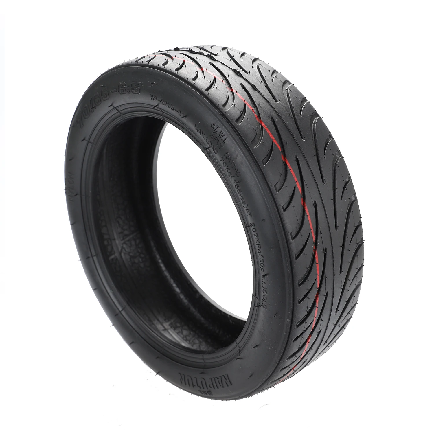 

70/65-6.5 Tubeless Tyre 10 Inches Durable Suitable for Ninebot Electric Scooter Auto Balance Car Accessories Without Inner Tube