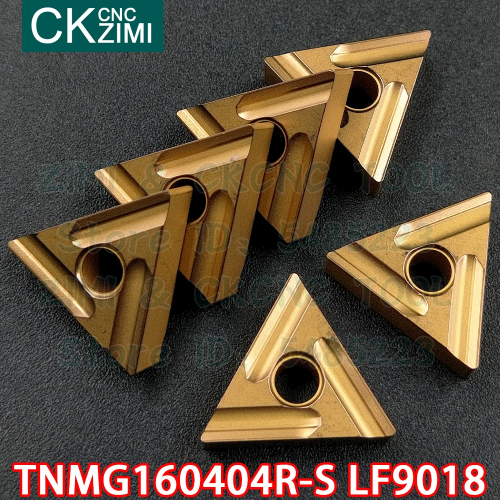 TNMG160404R-S LF9018 TNMG 160404R S LF9018 كربيد الشق الداخلية الخارجية تحول إدراج آلة خرط تعمل بالتحكم الرقمي بواسطة الحاسوب أدوات تقطيع للصلب