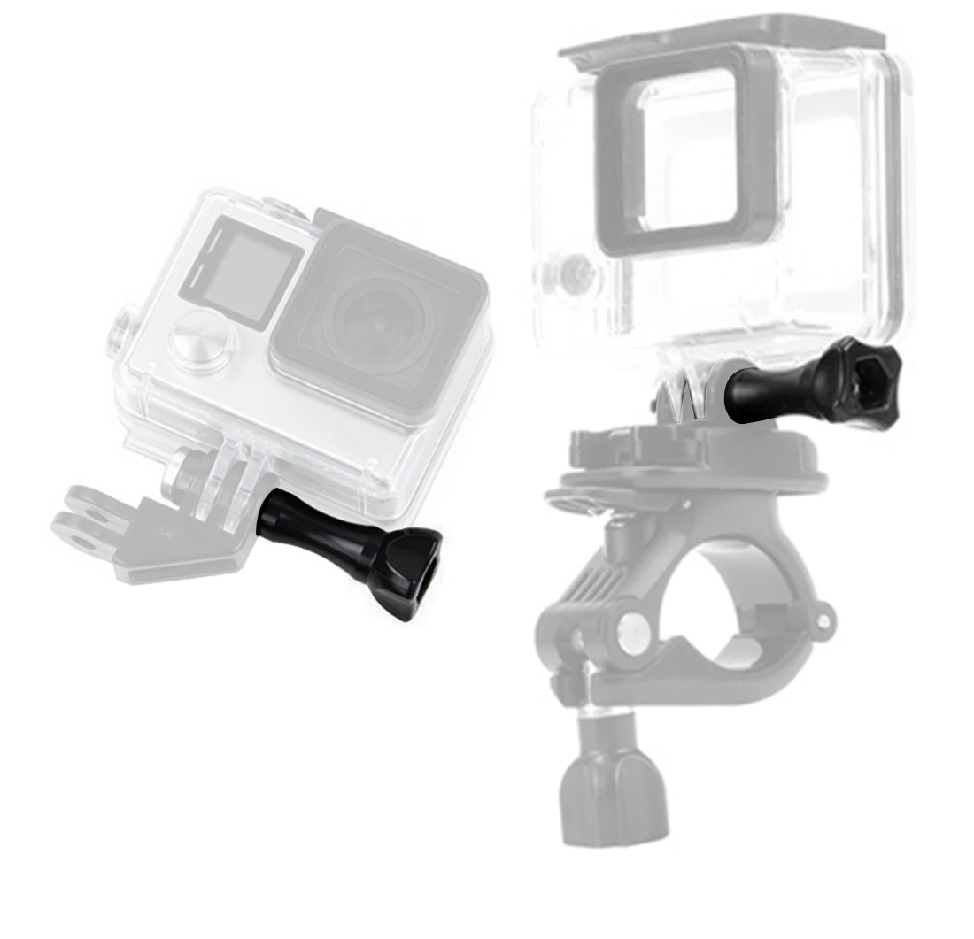 10 Stück Aluminium-Daumenknopf-Schrauben für GoPro-Zubehör, Einbeinstativ, Haltegriff, Stick-Montage, M5, kurze lange Stativ-Adapterschraube – Detail 13