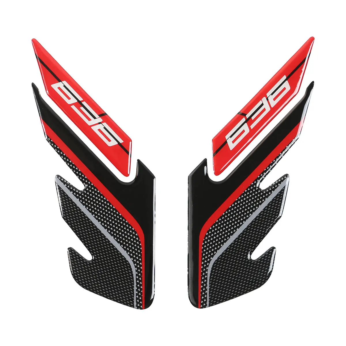 For Kawasaki ZX6R ZX-6R 636 3D Resin Protector For Tank Pad For Motorcycle Decal Sticker Reflective in Night