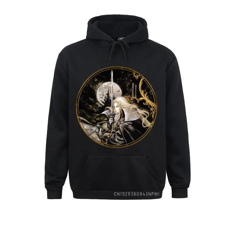 Vintage Castlevania Hoodies For Men Sweatshirt Vampires Horror Hunter 70s 80s Video Game Anime Male Sportswear Coats Clothes