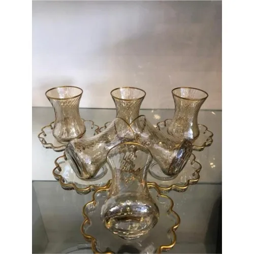 

DOLBOVI 12 Piece Tea Cup and Saucer Set Chamomile Tea Set 12'li