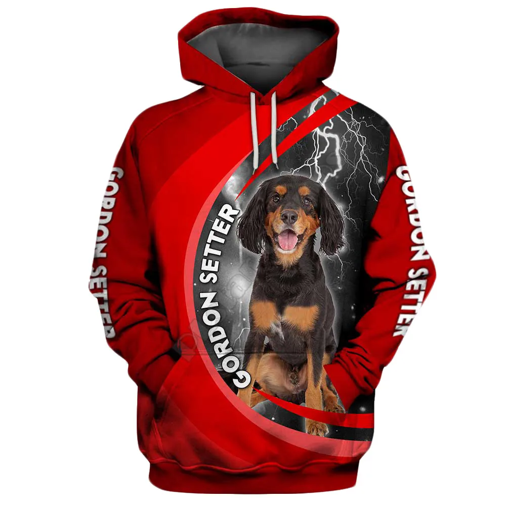 

Funny Gordon Setter 3D Printed Hoodies Fashion Pullover Men For Women Sweatshirts Sweater Animal Costumes