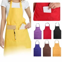 Kitchen Apron Barista Bartender Chef BBQ Hairdressing Cooking Apron Catering Uniform Anti-Dirty Overalls Kitchen Accessories