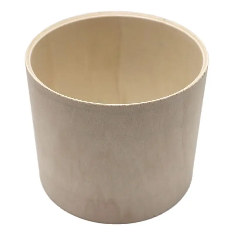 8*8 inch drum body poplar wood drum shell 8 inch diameter 8 inch depth with 45 degree bearing edge