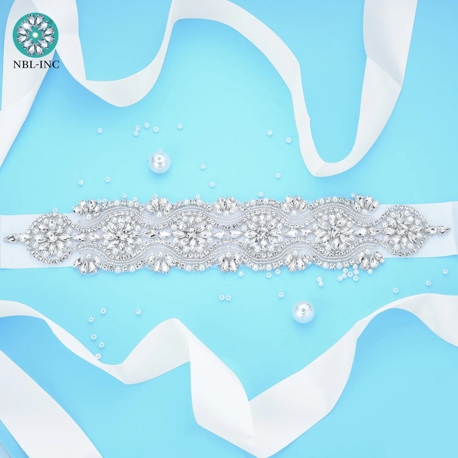 (1PC) Rhinestones bridal belt diamond wedding dress belt crystal wedding sash for wedding dress accessories WDD1119