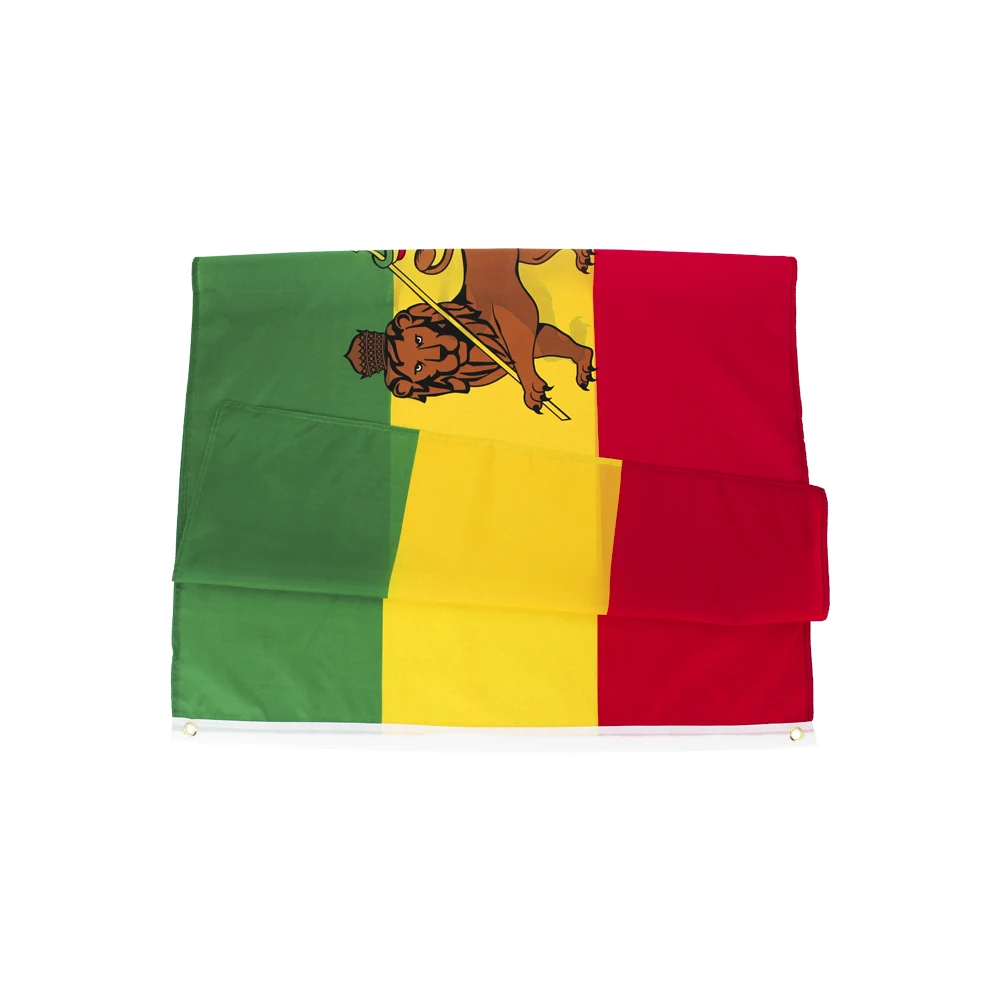 Yehoy   90x150cm Judah Lion Ethiopian Lion of Judah Flag