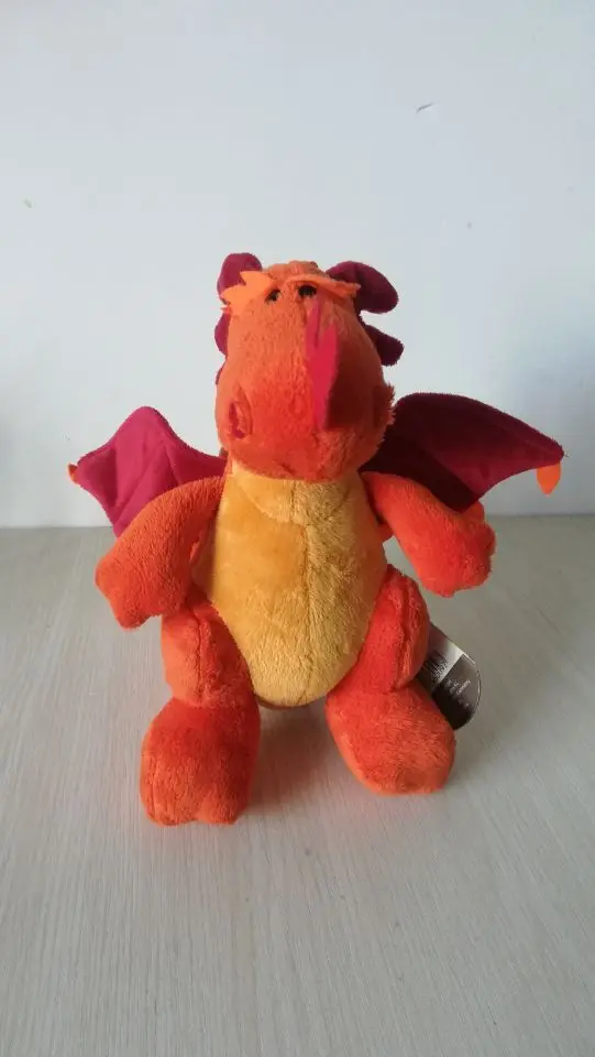 about 23cm cartoon orange dinosaur plush toy Pterosaur soft doll baby toy birthday gift w2244