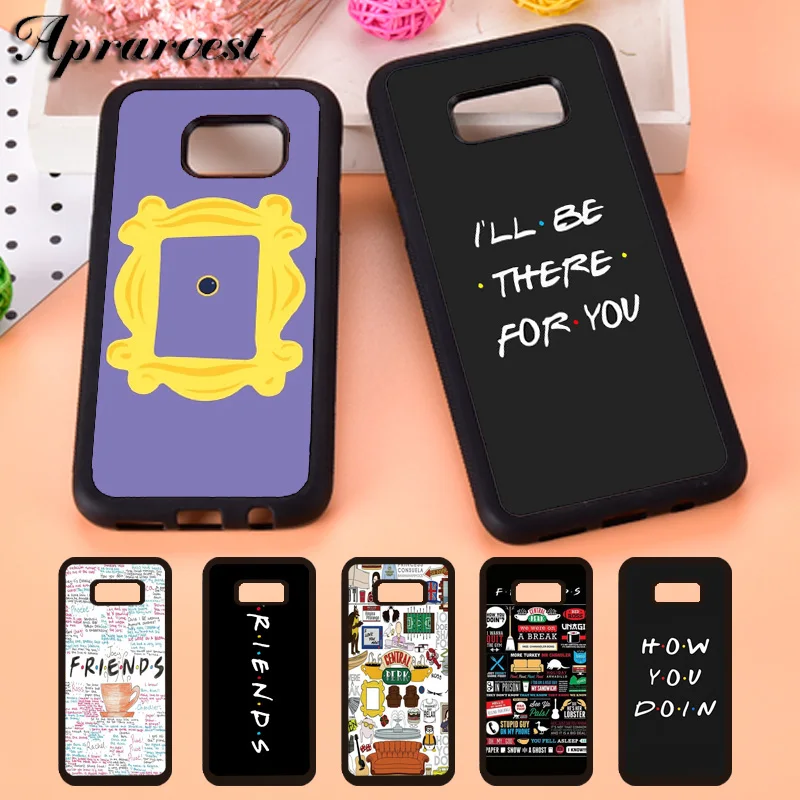 Aprarvest Friends Season TV TPU Phone Case Cover For Samsung Galaxy S5 S6 S7 edge S8 S9 Plus S10 lite S10E Note 5 8 9 10 Plus