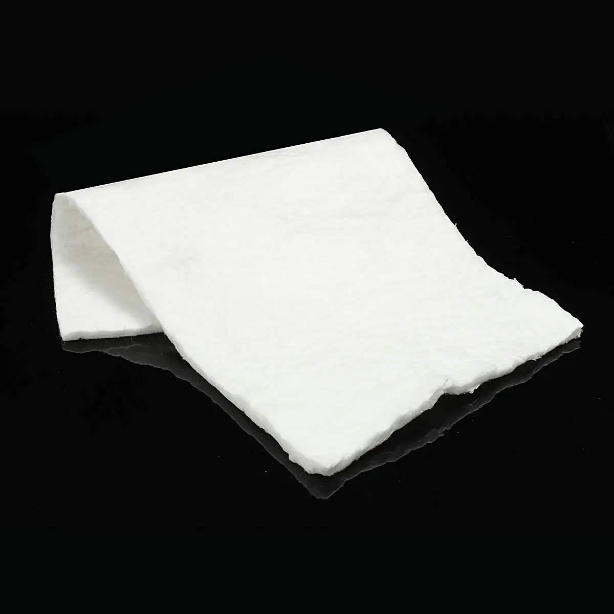 Coperta in cotone ignifugo isolamento ad alta temperatura ago in silicato di alluminio bianco tessuto in fibra ceramica resistente al fuoco