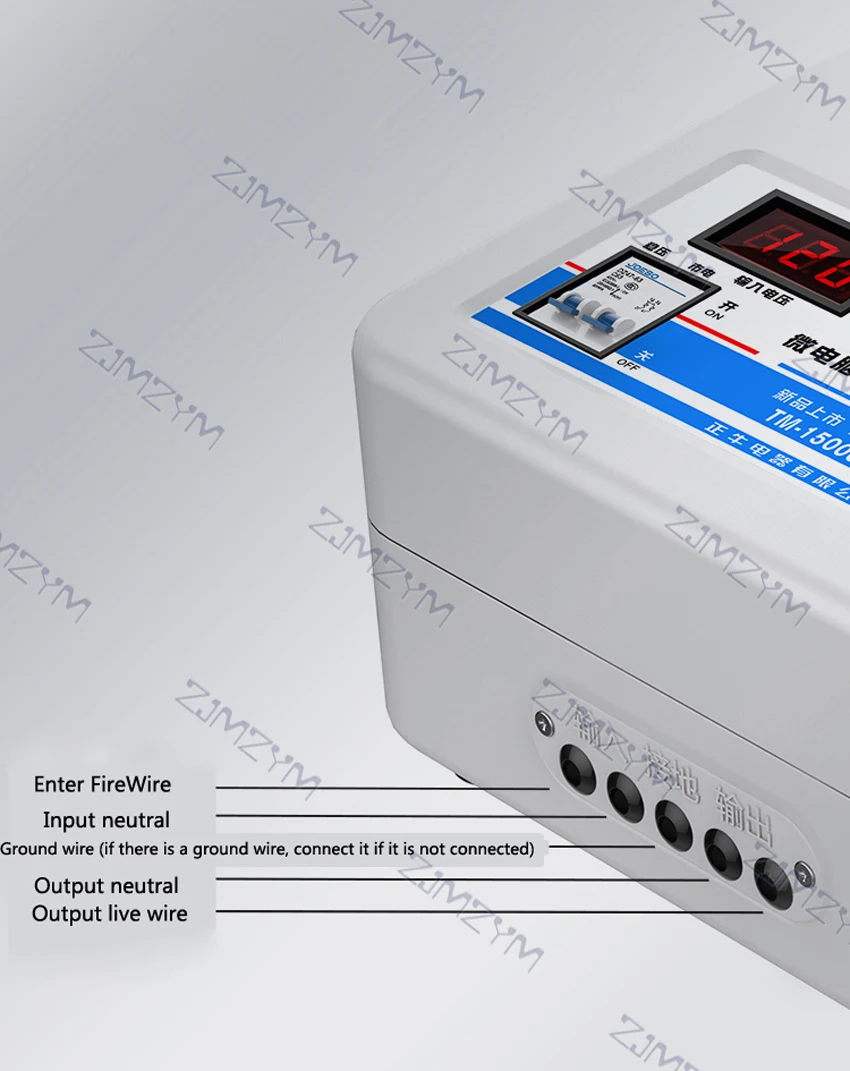 6.8kw/15kw/20kw Voltage Stabilizer With Input Voltage 120V-270V Output 220V Household Automatic Stabilized Power Supply Tool