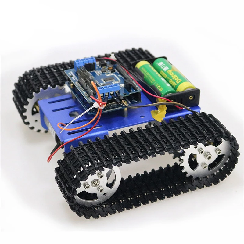 ESPduino Điều Khiển 2WD T100 Thông Minh RC Robot Xe Khung Xe Bộ 2 Động Cơ & 16 Chiều Servo Ổ hội Đồng Giáo Dục Tự Làm Cho Arduino