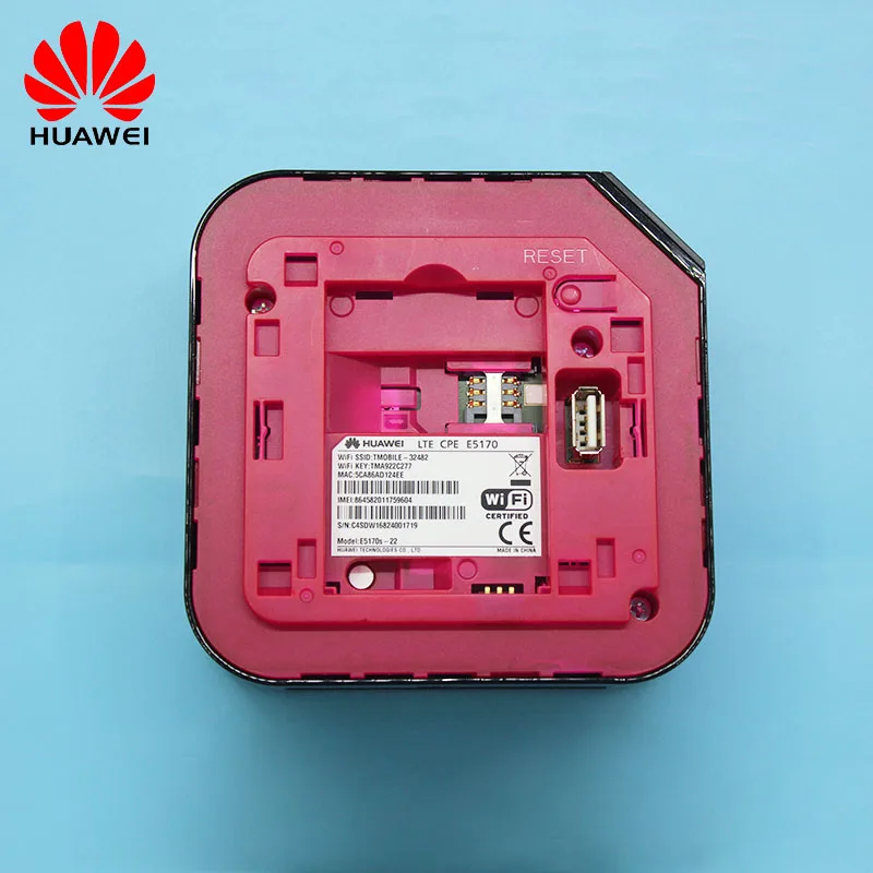 잠금 해제 4G 150Mbps Lte Wifi 라우터 Huawei E5170s-22 안테나 동글 4G Cpe 무선 라우터 Pk E5172