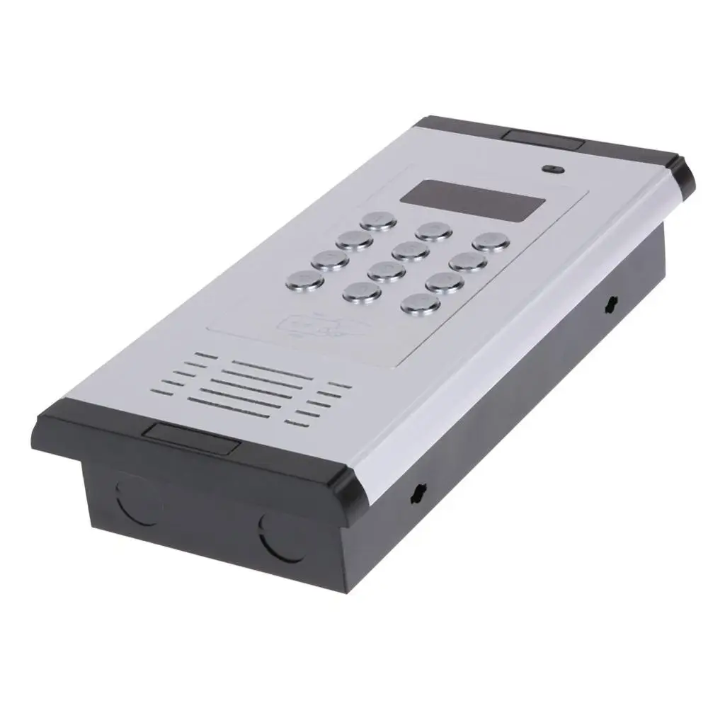 13.56MHZ IC RFID 4G GSM intercom wireless door lock gate opener access 200 users apartment villa intercom switch