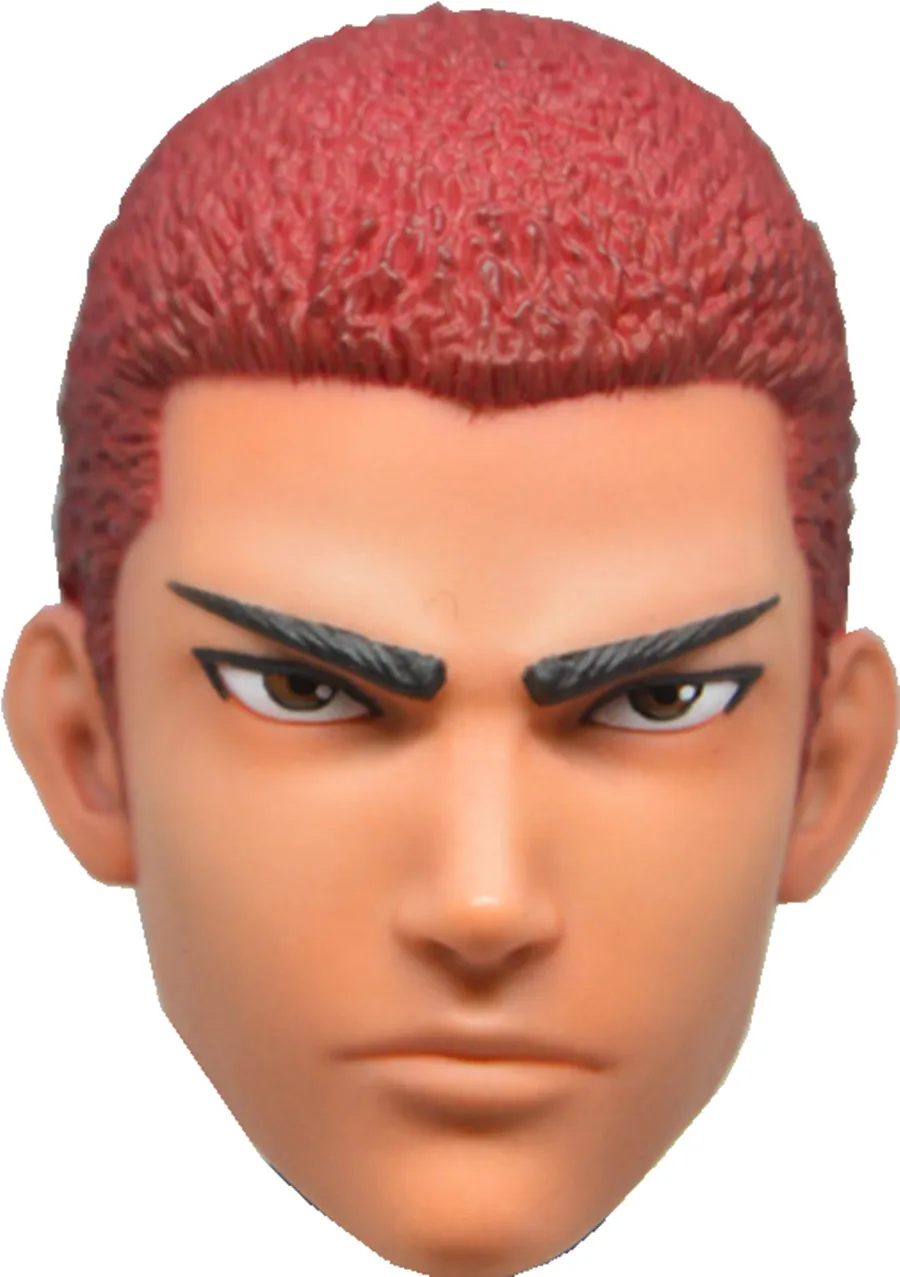 

1/6 Scale soldier's Head Carving Japanese Anime Doll Hanamichi Sakuragi Master Male Model 12inchAction Figure BOBY