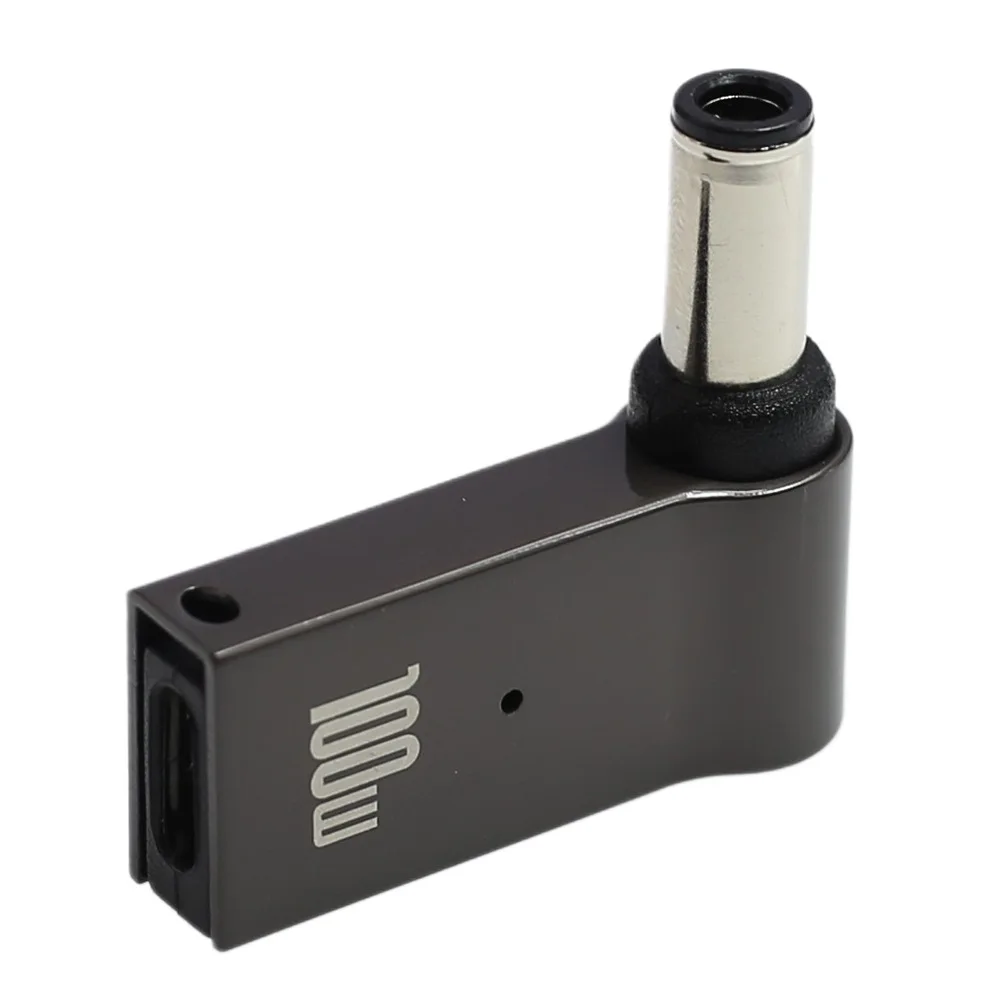 Pd 100w portátil carregador de alimentação adaptador conector usb tipo-c fêmea a 6.0x3.6mm macho jack plug converter para asus