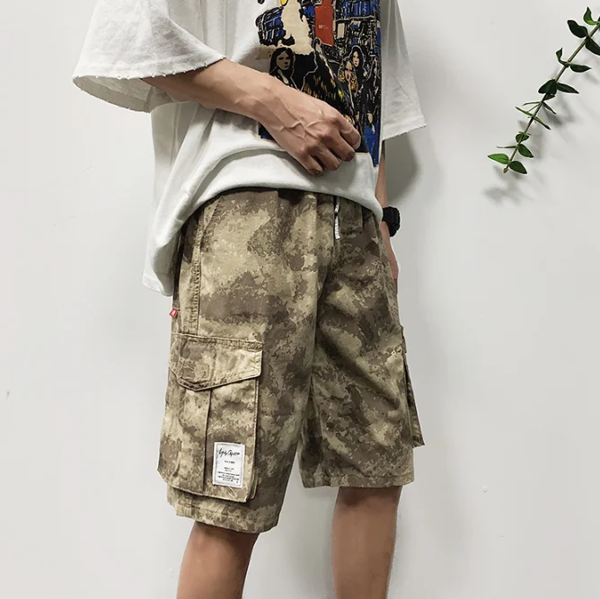 

2020 Harajuku modis shorts men summer camouflage military shorts hip hop fashion streetwear cargo shorts mens 5XL streetwear