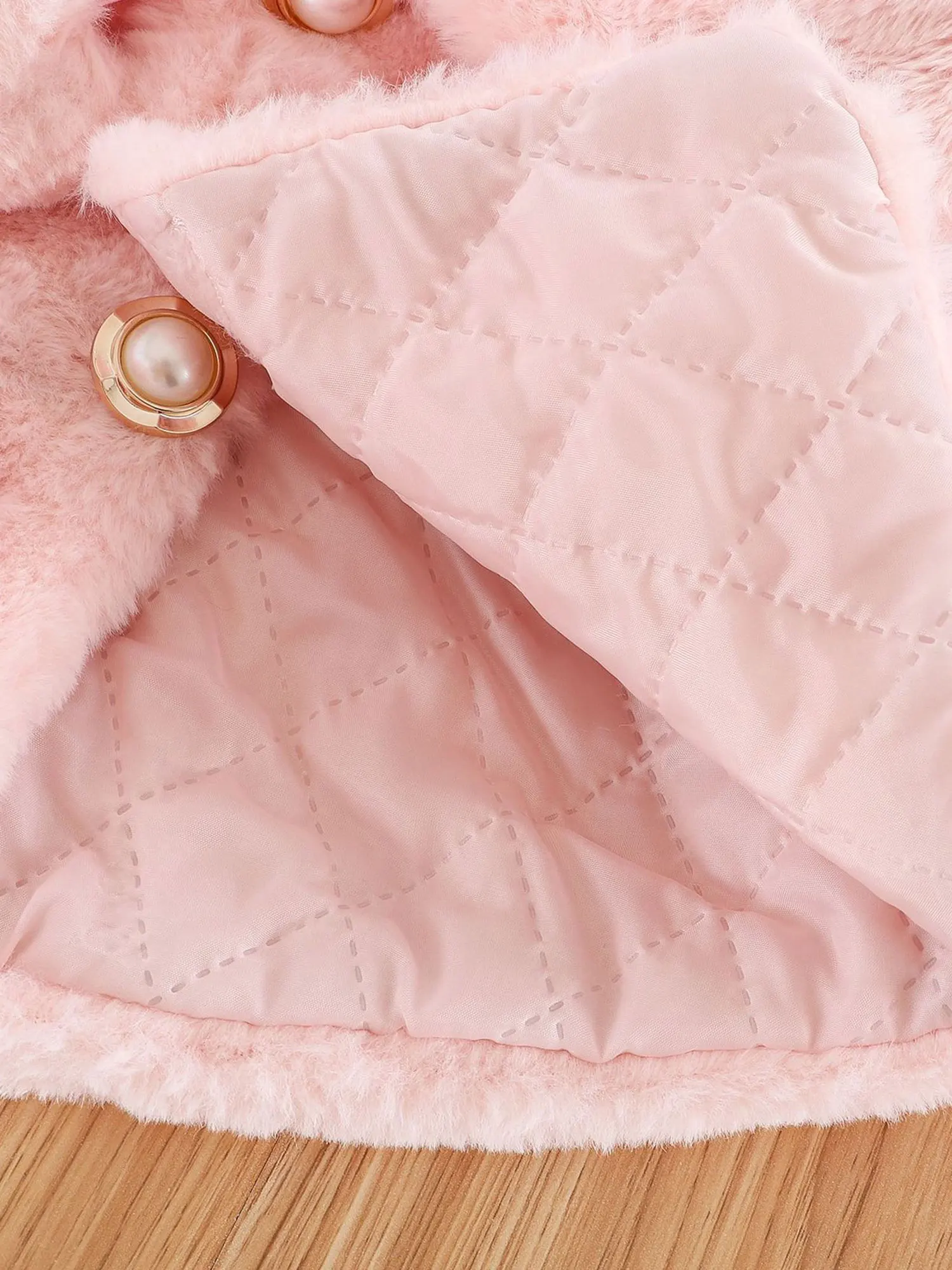 Newborn Infant Baby Girls Faux Fur Coat Winter Thick Jacket Cape Cloak Poncho Princess Outerwear Coat Warm Cloak Jacket 0-3Years