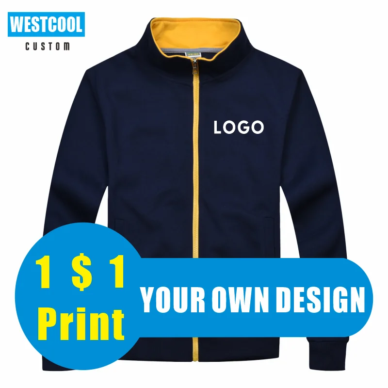 

Custom Jacket Logo Casual Custom Men And Women Clothing Embroidery Pictures Fashion Sweatshirts Tops WESTCOOL