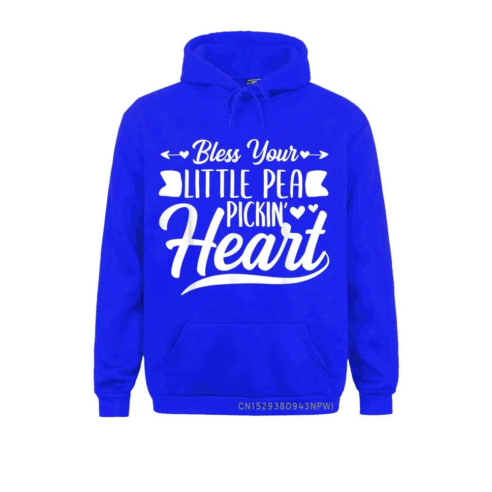 Bless Your Little Pea Pickin Heart Funny Grandma Saying Gift Pullover Graphic Comics Sweatshirts Mens Hoodies Gothic