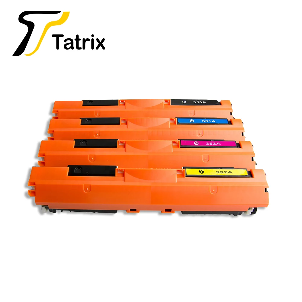 Tatrix Premium Compatible Laser Color Toner Cartridge CF350A CF351A CF352A CF353A 130A for HP Printer MFP M176n M177fw