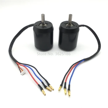 6384 120KV BLDC outrunner fırçasız 10mm mil motor 24-36V SL sensörlü SD sensörlü elektrikli dengeleme scooter kaykay