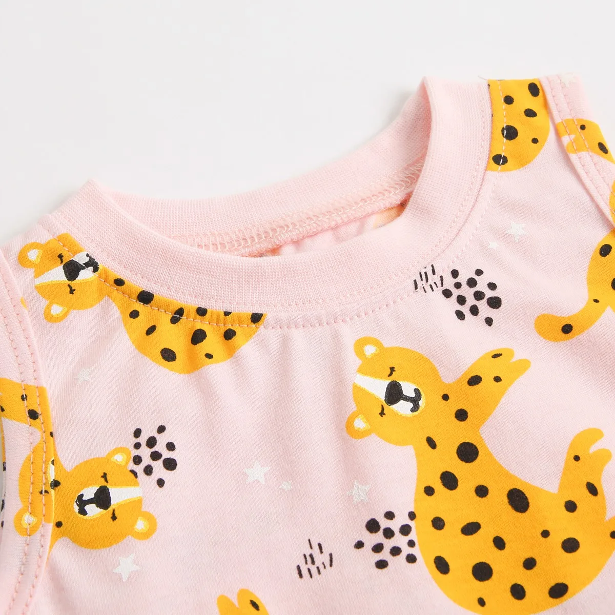 Sanlutoz hauts et bas sans manches pour bébés garçons et filles, vêtements unisexe mignons, à la mode