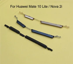 For Huawei Mate 10 Lite Original Phone Housing Frame New On Off Side Key For Huawei Nova 2i Power Volume Button Repair Part