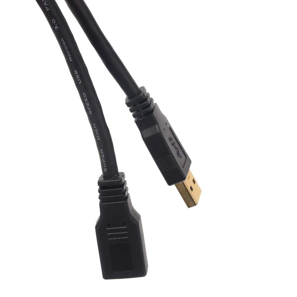 8M 10M 12M USB 3.0 Tipe A Pria Ke Wanita Kabel Ekstensi Aktif dengan Penguat Sinyal USB 3.0 Kabel Perpanjangan Pengulang 5Gbps