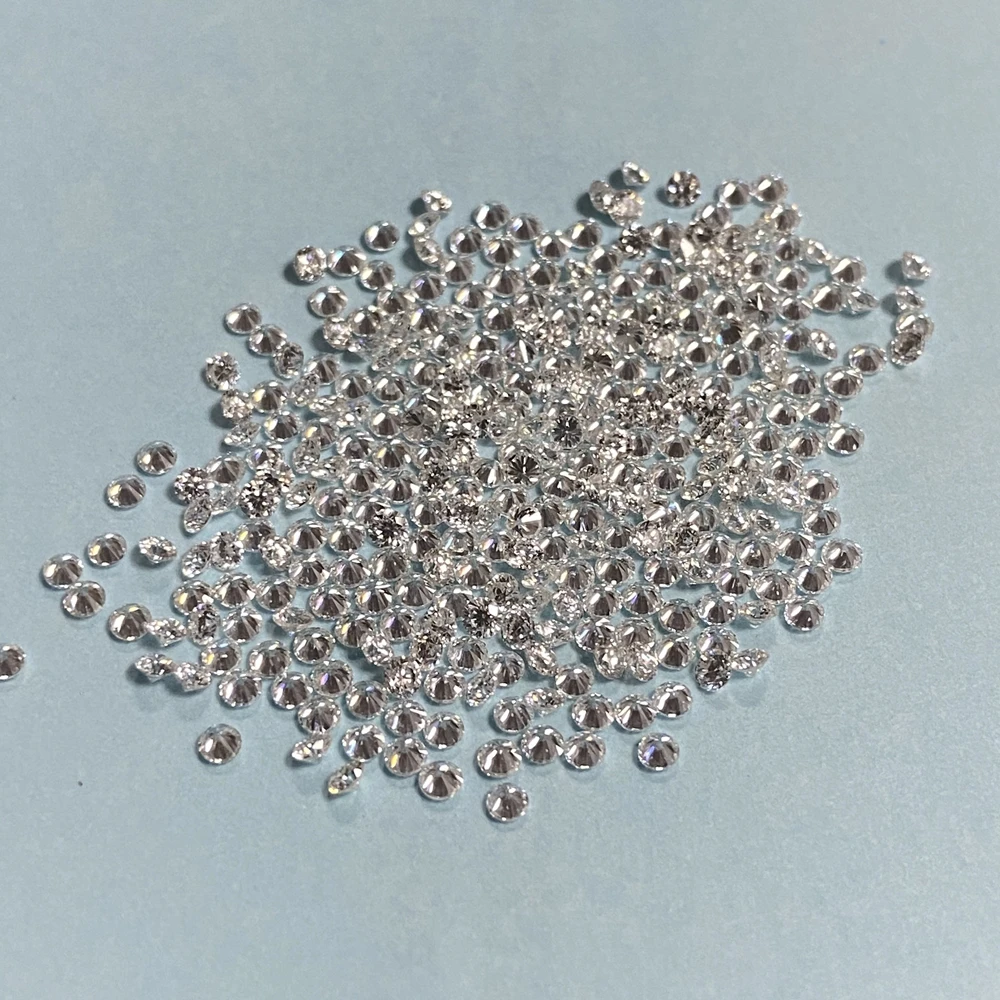 DEF VS-SI Lab Grown HPHT Diamond Round 0.9mm-3mm China 1ct /Bag Loose Stones For Jewelry