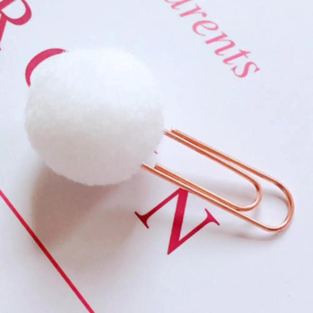 인기 상품!!! 헤어볼 종이 클립 바인더 클램프 메모 홀더 북마크 사무실 문구, 10 개