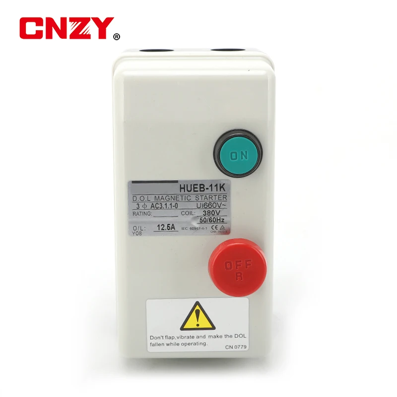 Electromagnetic switch starter HUEB-11K instead of HUE-11K