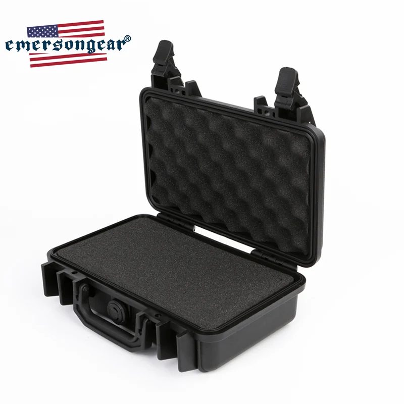 Emersongear Equipment Safety Box ABS Sealed Tactical Hard Gear Case Padded Foam Lined Tool Hunting Box Container