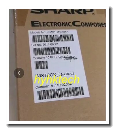 LCD TFT ขนาด10.1นิ้ว LQ101R1SX01A ของใหม่และของแท้มีในสต็อกทดสอบก่อนการจัดส่ง