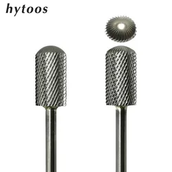HYTOOS Round Top Barrel Carbide Nail Drill Bit With Cut 3/32