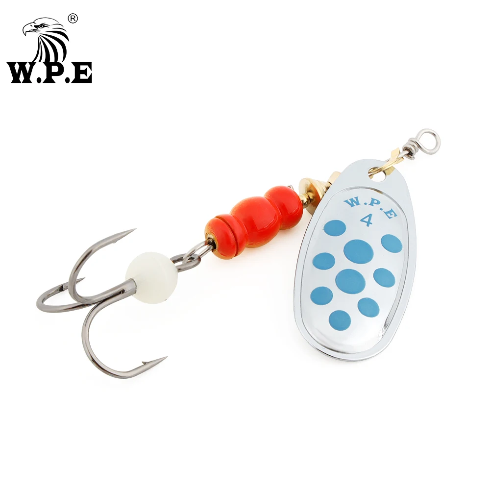 

W.P.E Spinner Lure 1pcs 6.8g/9.5g/13.4g Spoon Lure Fishing Lure Bass Lure Metal Fishing Bait Crankbait Fake Lure Hard Bait Pesca