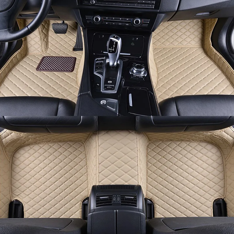 Car Floor Mat For KIA Sportage 2016 2015 2014 2013 2012 2011 2010 2009 2008 2007 Anti-slip Front Rear Mat Interior Accessories