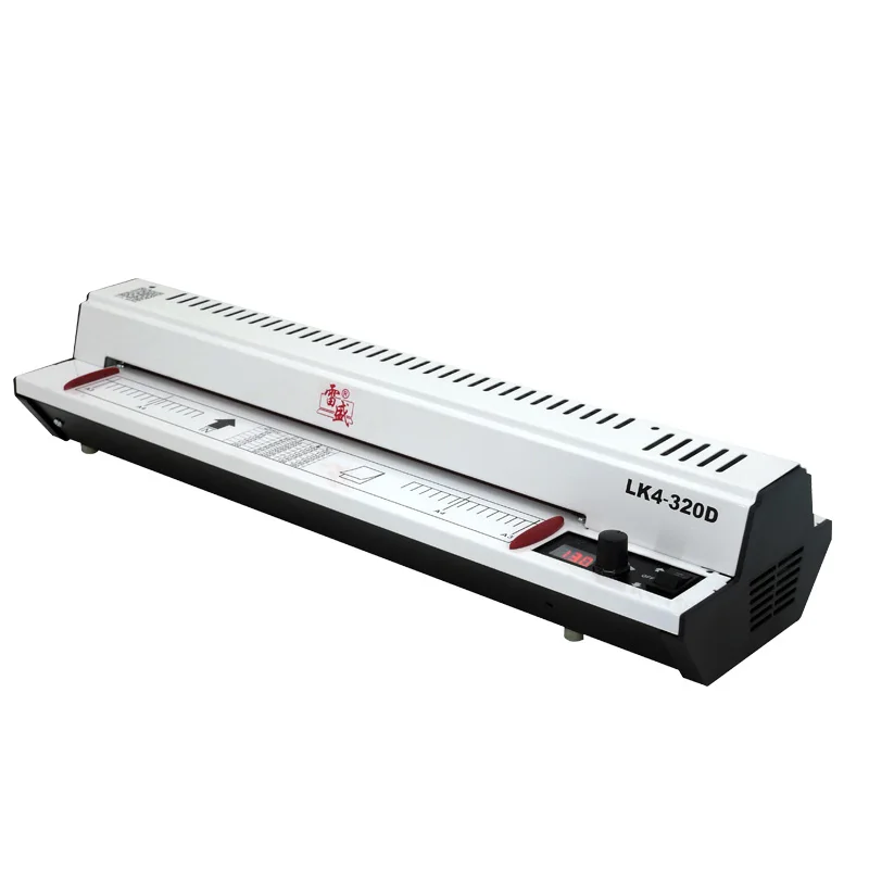 

220V 300W Photo Document Paper A3 A4 Laminating Film Machine Cold/Hot Laminator Knob Operating Temperature 400mm/min