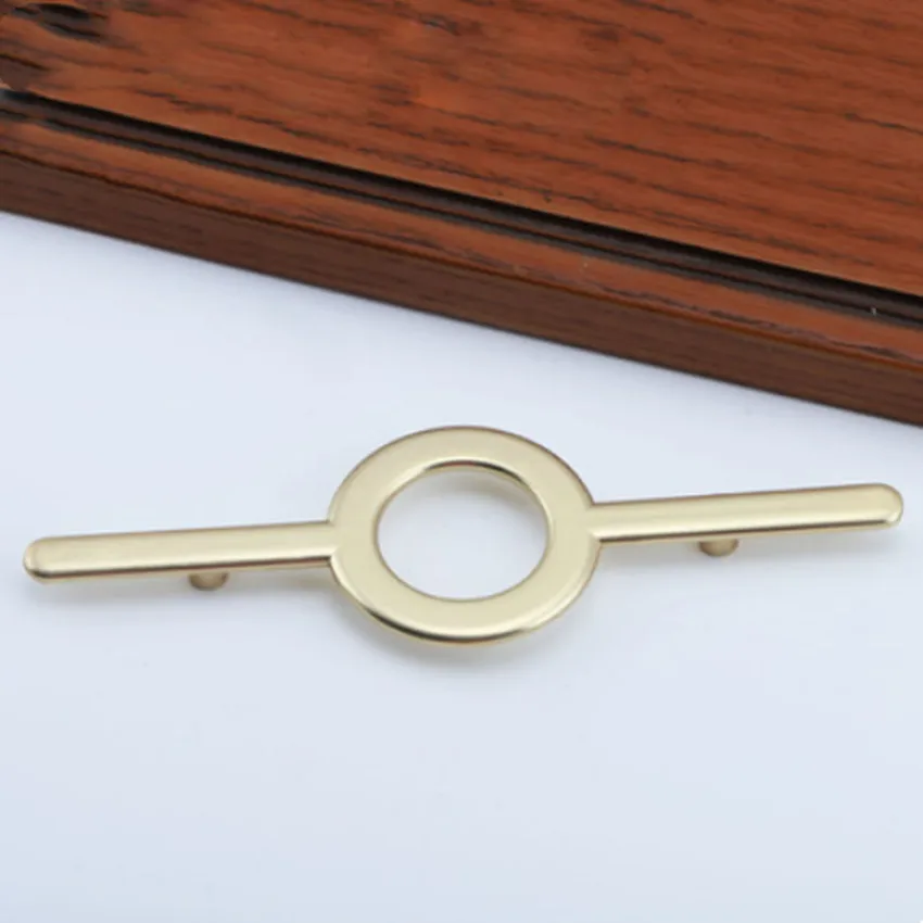 96mm modern simple creative Furniture decoration handle stain brass drawer shoe cabinet kitchen cabinet cupboard knob handle