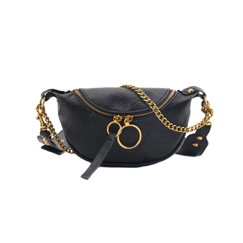 Fashion Quality PU Leather Crossbody Bags For Women Chain Small Shoulder Messenger Bag Lady Travel Handbags and Purses