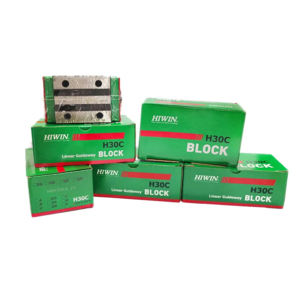 2 Stück Original HIWIN Linear-Schienenwagen HGH15CA HGH20CA HGH25CA HGH30CA für HGR-Führungsschiene CNC-Fräse – Detail 6