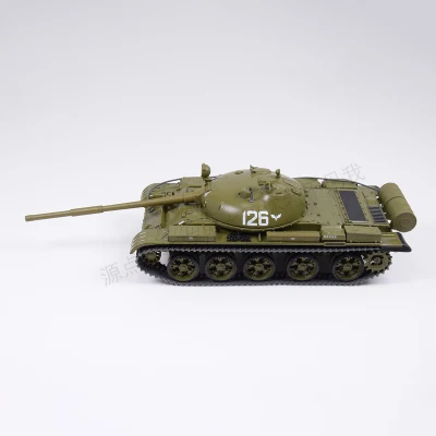 The third generation main battle tank Soviet T-62 simulation medium tank finished metal static model 1/43