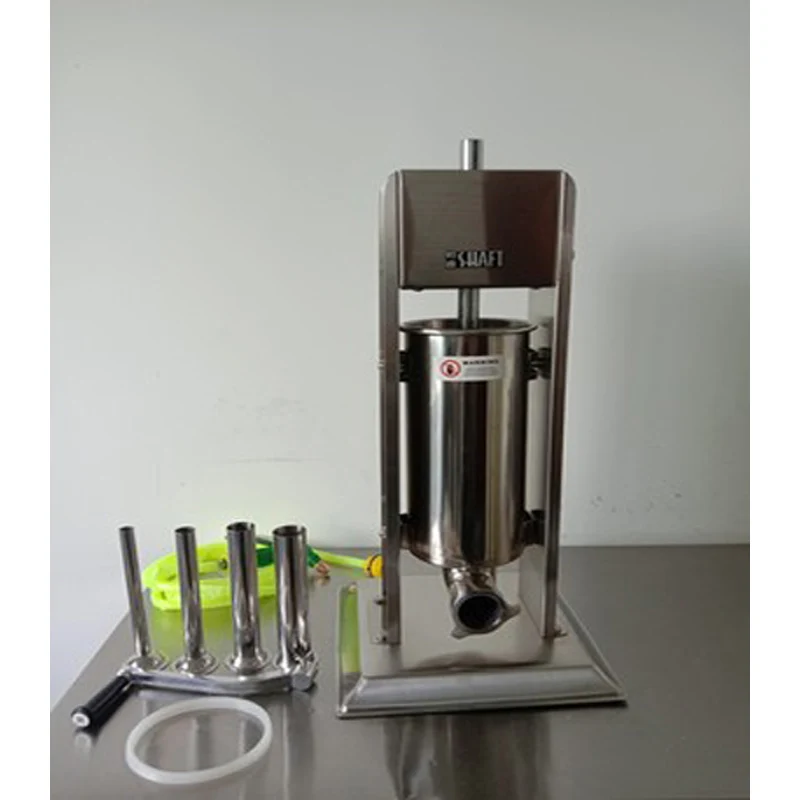 Image of Vertikale Manuelle Edelstahl-Wurstfüllmaschine Wurstfüller Wurstfüllgerät Fleischwerkzeuge