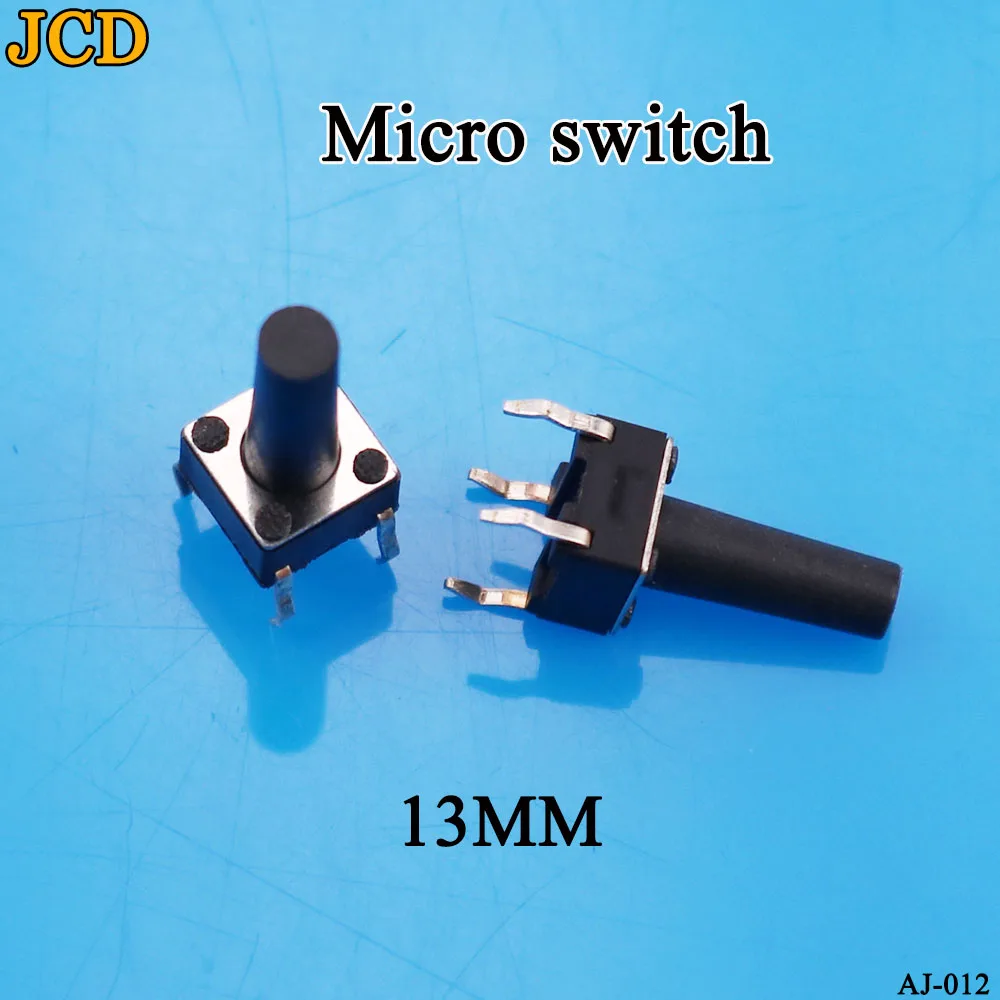 6X6X5/4.3/6/7/8/9/10/11/12/13/14MM Tact Switch Push Button Switch 12V Copper 4PIN DIP Micro Switch For TV/Toys/home use Button