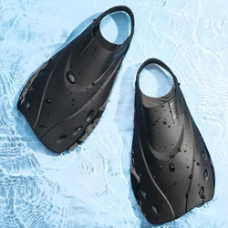 1 Pair Snorkel Fins Open Heel Swim Flippers Short Swim Fins for Snorkeling Diving Swimming Adult Men Womens