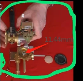 سخان المياه الغاز النحاس صمام التحكم الأساسية البلاستيك الأبيض غطاء تغليف قطعة 20 قطعة/الوحدة OD = 11.44 مللي متر