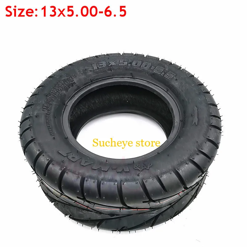 13 Inch Tubeless Tyre 13x5.00-6.5 for Go-Kart Scooters Motorcycle FLJ K6 Tire Vacuum  Wheel Scooter 13*5.00-6.5