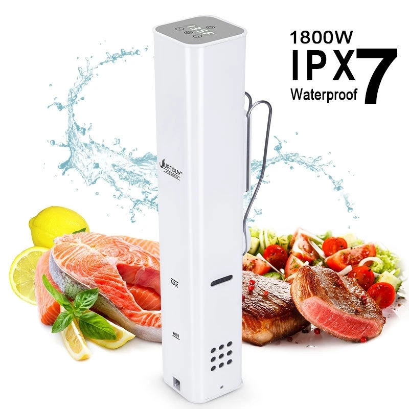 Professional Sous Vide Machine 1800W Immersion Circulator Cooker IPX7 Waterproof Vacuum Heater Temperature Control Digital Timer