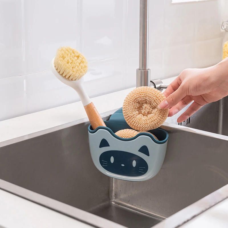 4 Styles Kitchen Organizer Soap Sponge Drain Rack Bathroom Holder Brush Sink Shelf Adjustable Storage Basket Kitchen Accessories