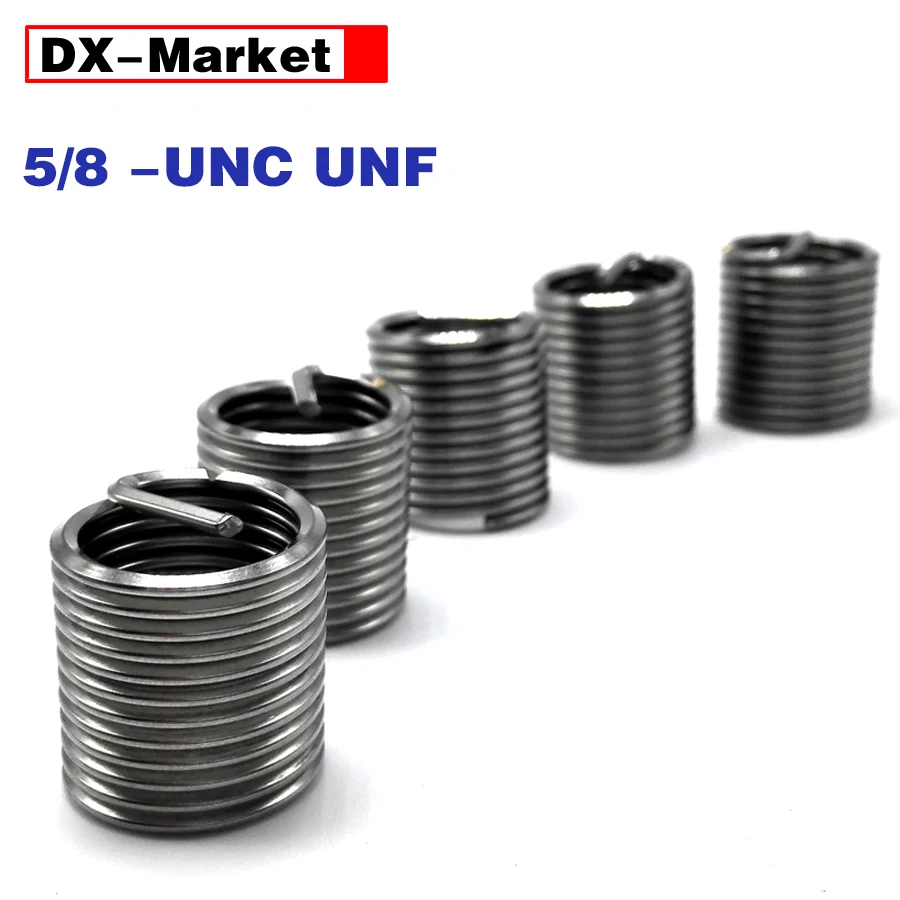 insercoes roscadas 304 porca de helicoil da insercao da linha do fio de aco inoxidavel 811unc 8 18unf g003 5 01
